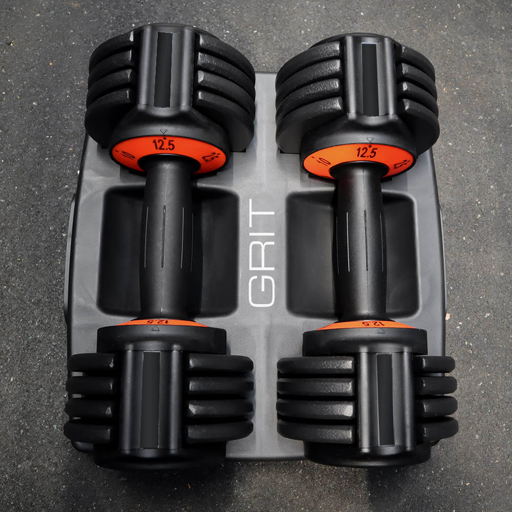 Buy Adjustable Dumbbells 2 x 12.5 lbs – Grit Elite Gear
