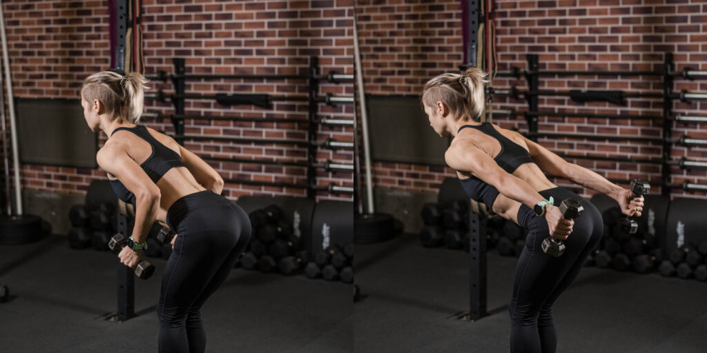 Dumbbell Exercises: Bent-over Triceps Extension