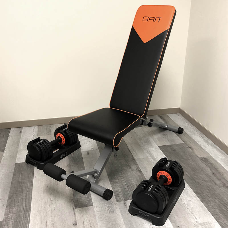 GRIT Elite Workout Bench for Home GYM