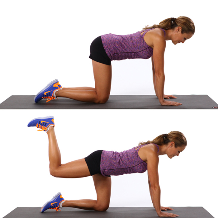 Glutes Exercises:  Fire Hydrants