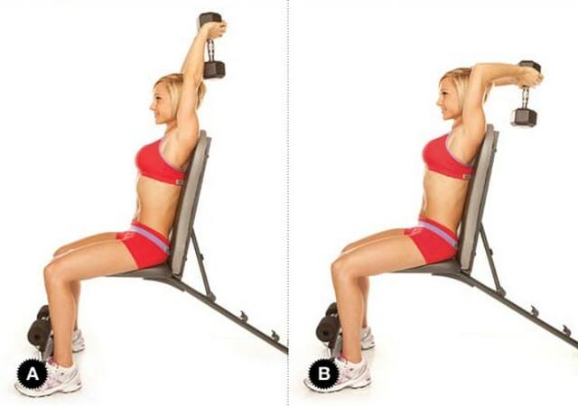 French Dumbbell Press